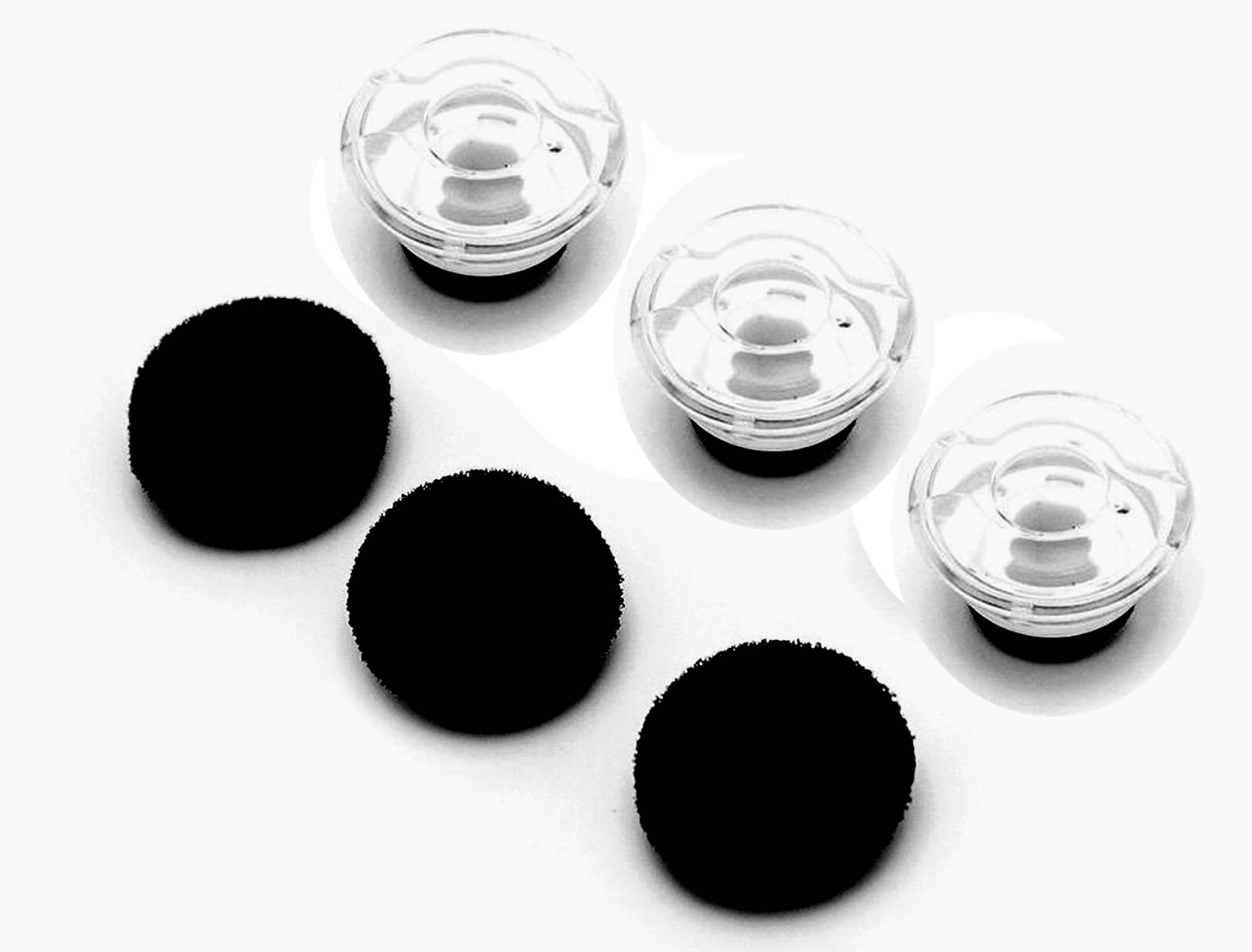 3 Medium Ear Gels Tips Kit for Plantronics Voyager LEGEND Replacement with FOAMS