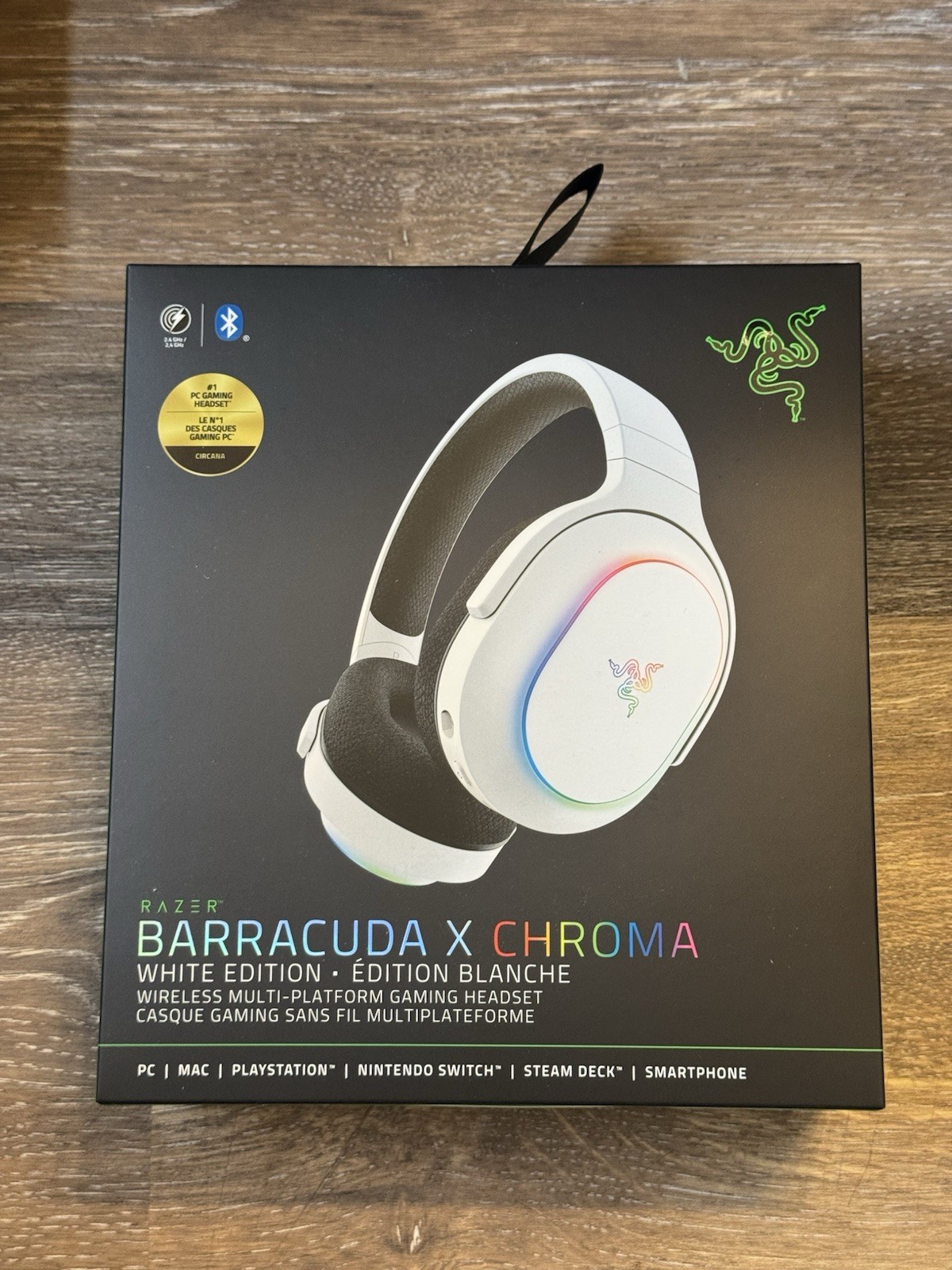Brand New Razer Barracuda X Chroma Wireless Gaming USB Bluetooth Headset