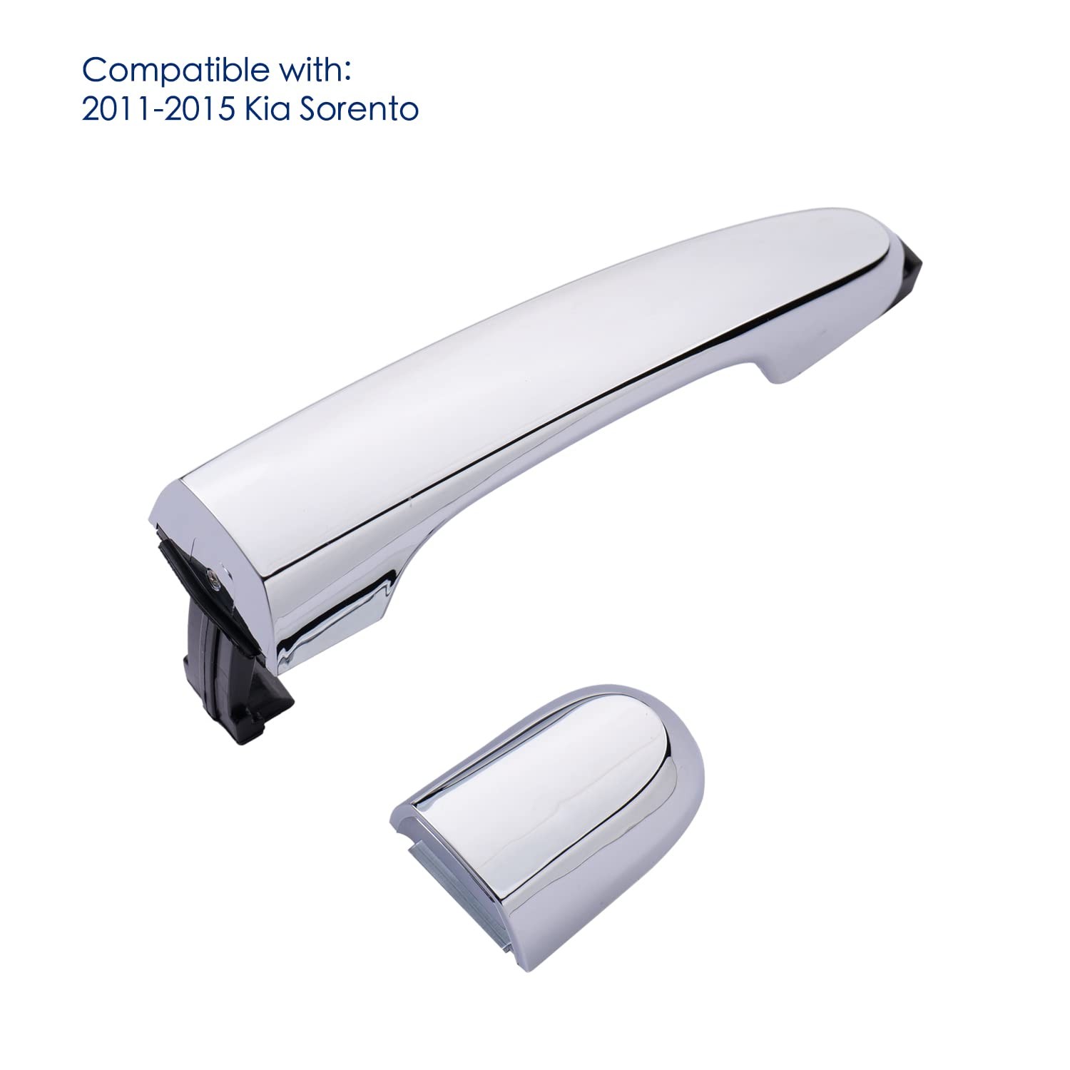 Lcyolada Exterior Rear Left Driver Side Chrome Drive Side,