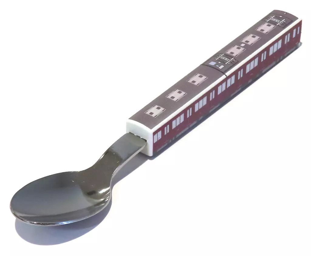 Nosei Electric Railway Spoon 16cm Vintage Japanese Railways Cutlery Used