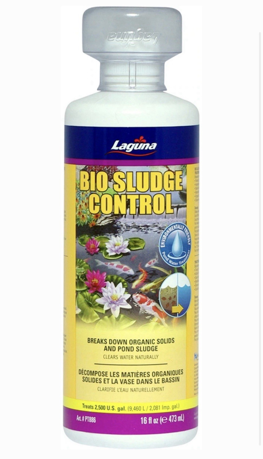 Laguna Bio Sludge Control Water Treatment for Ponds 16 fl oz