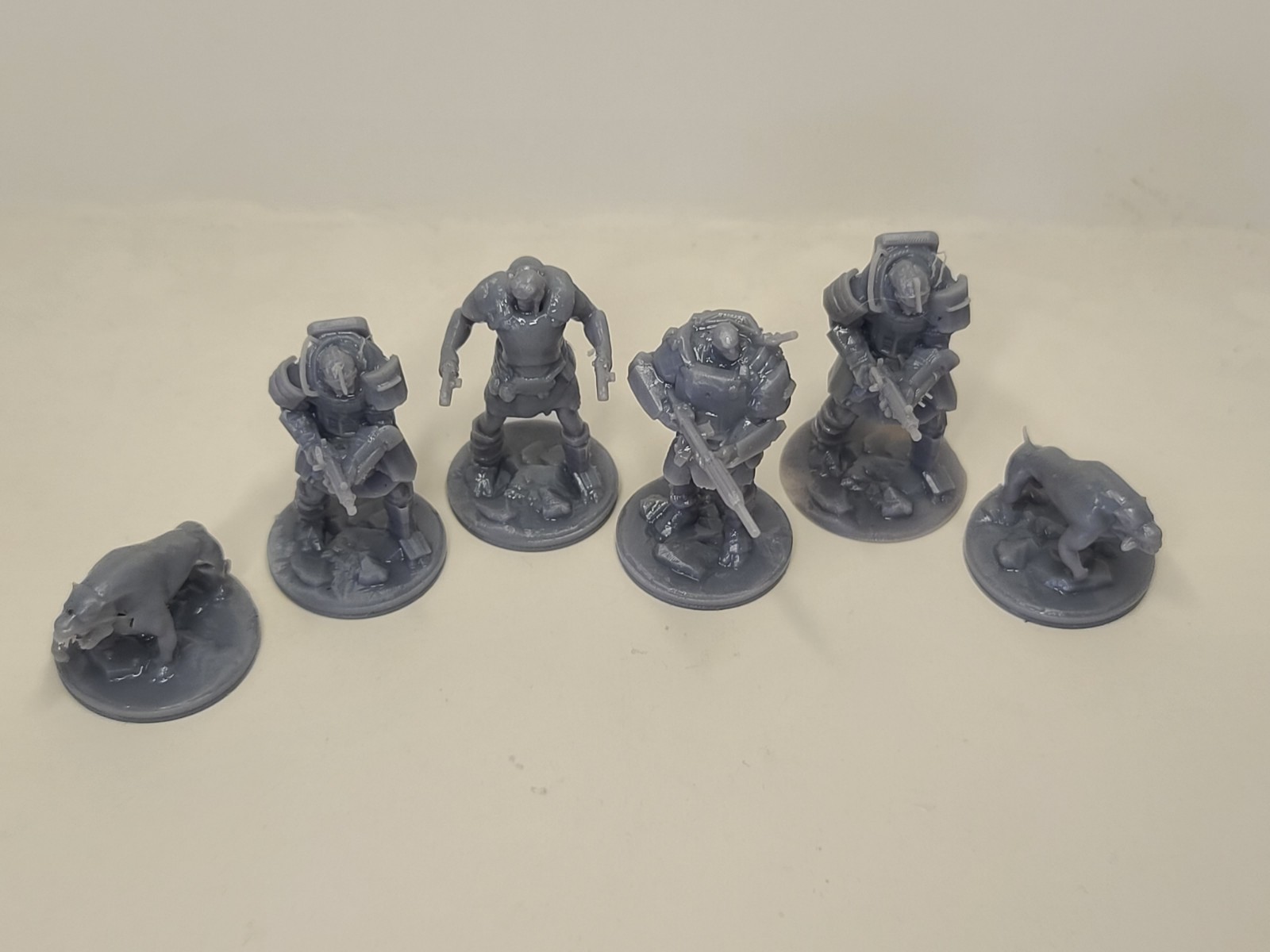 Fallout Super Mutant squad Miniatures