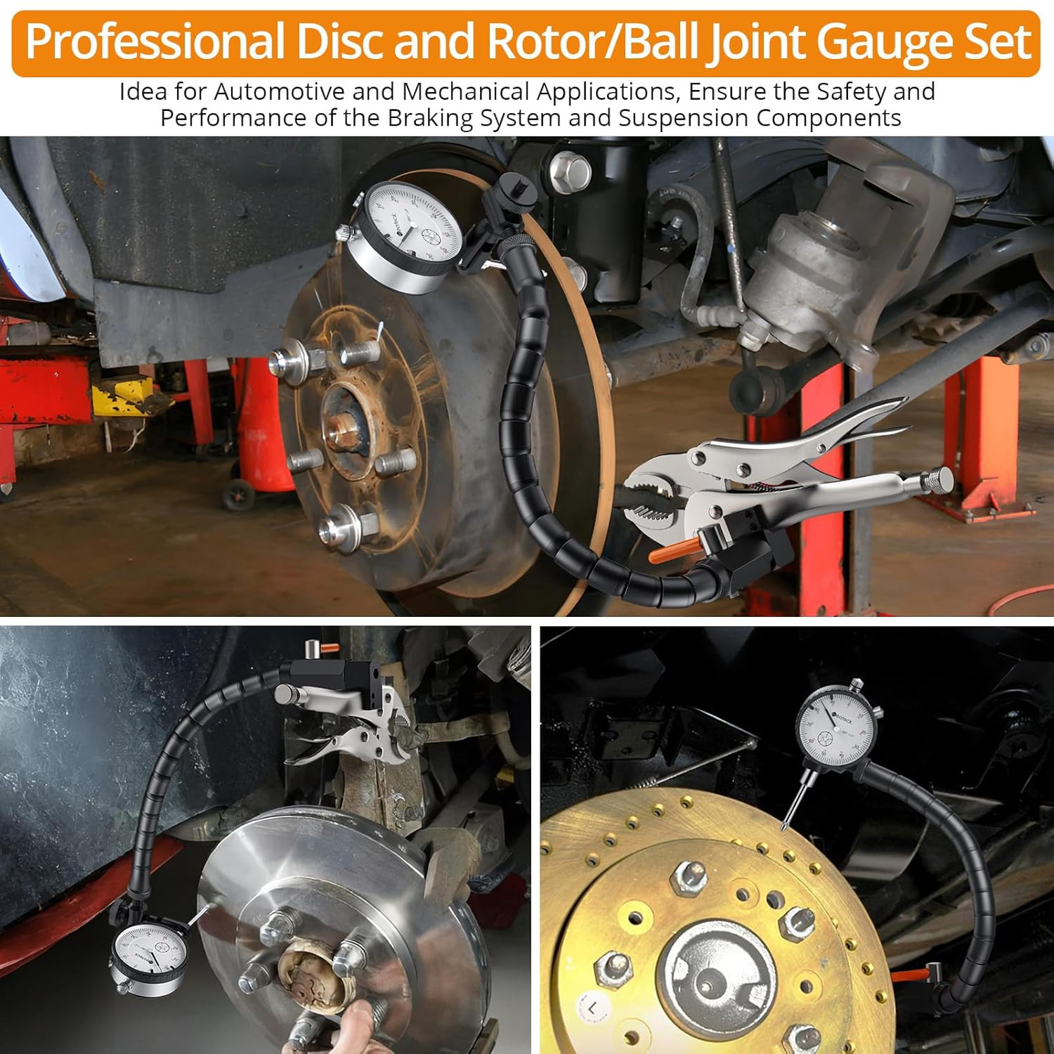 Precision 1" Digital Indicator & Disc Brake Rotor Measurement Set