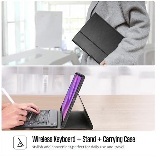 Tablet Case with Keyboard Compatible with 2025 Lenovo Idea Tab Plus 12.1