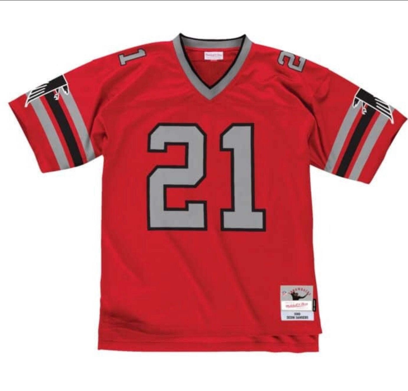 Mitchell & Ness Youth Legacy Jersey Atlanta Falcons Deion Sanders 1989 Red