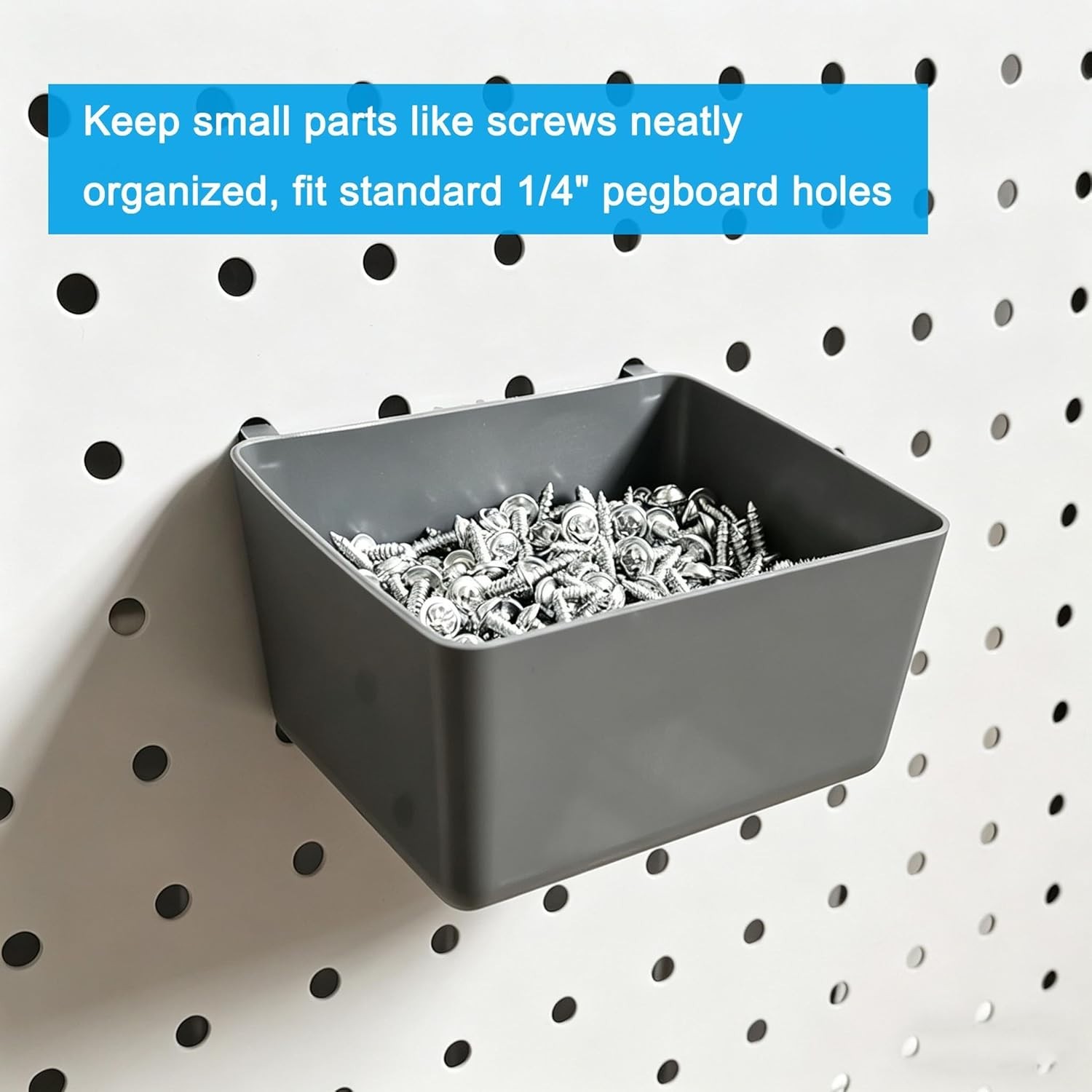 Versatile 80-Piece Pegboard Hooks with Bins for Efficient Workspace Organization