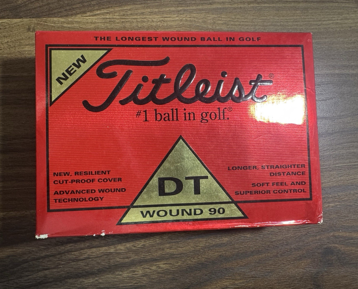 Titleist DT Wound 90 Golf Balls 12-Pack White Keebler Logo Boxed