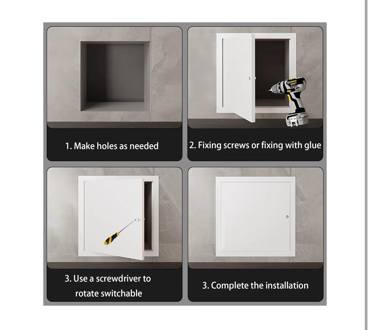 Durable 22x22 Access Door - Wall Plumbing Panel - Lockable