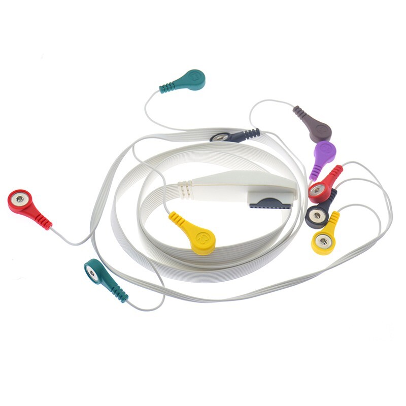 Holter ECG EKG 10 Lead Cable Snap Compatible Mortara 9293-026-50 or 9293-017-50