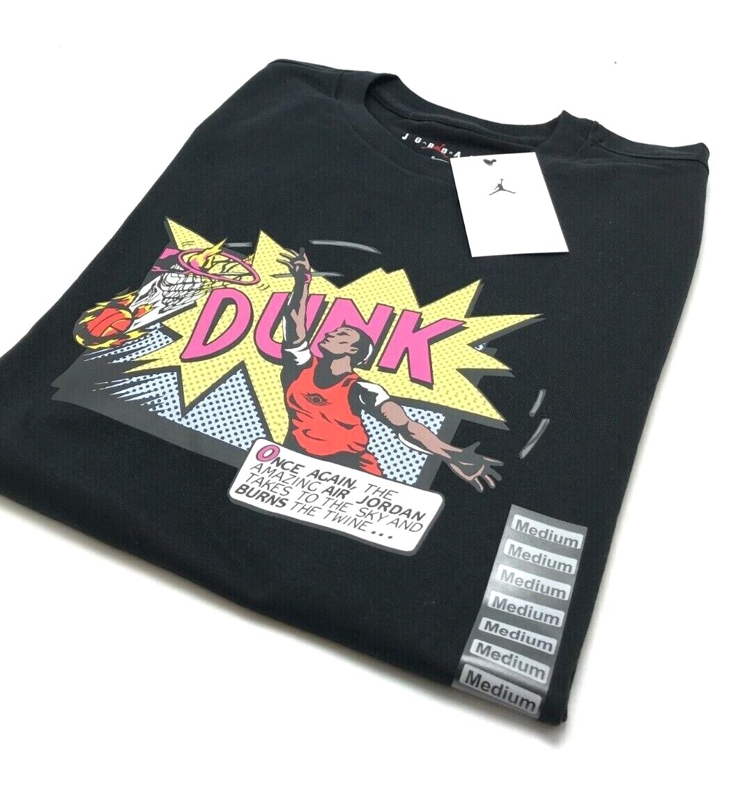 *NEW* Men's NIKE AIR JORDAN OFF COURT ESSENTIALS T-SHIRTS BLACK (FZ1939 010)