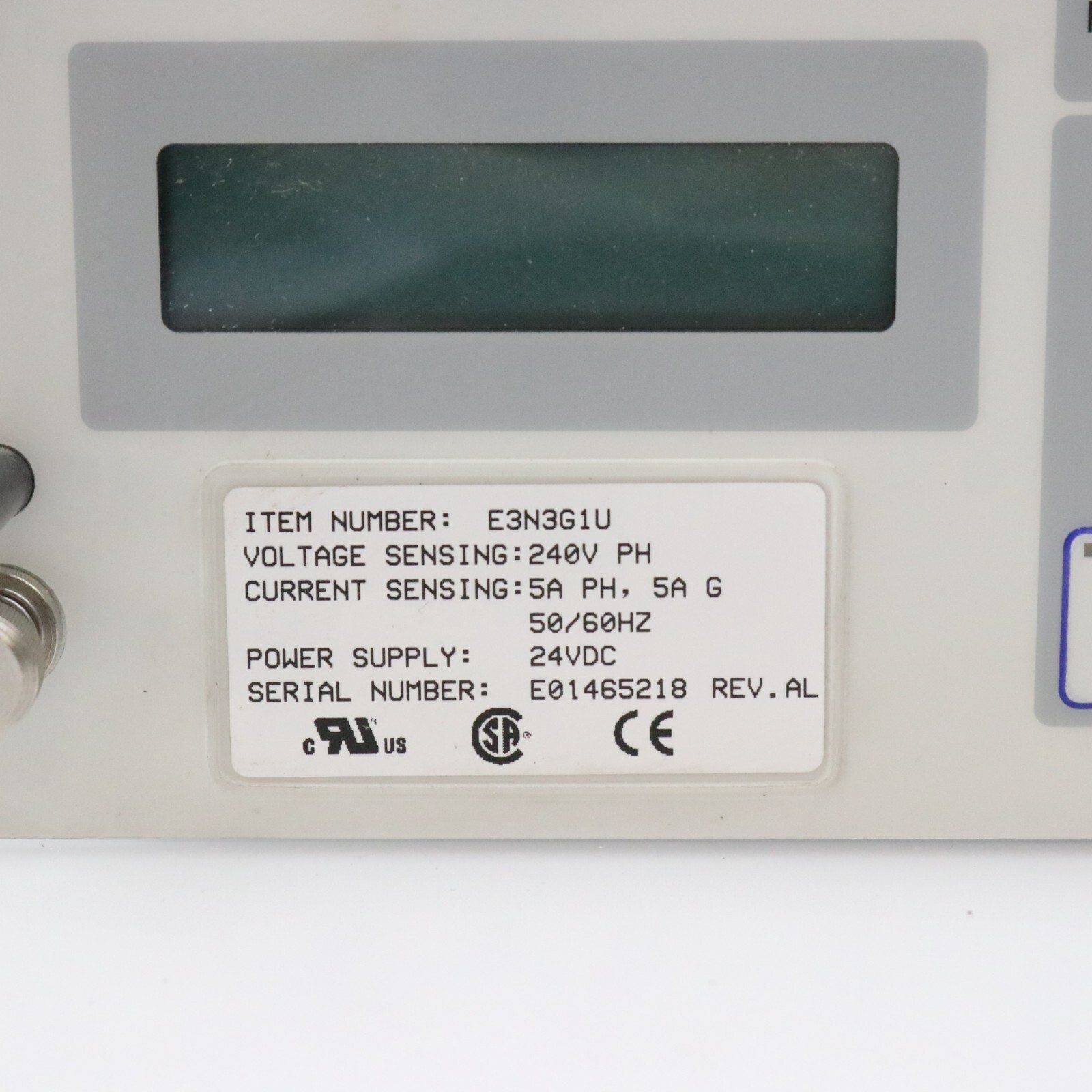 Basler BE1-951 Over Current Solid State Relay 125/250VAC/DC