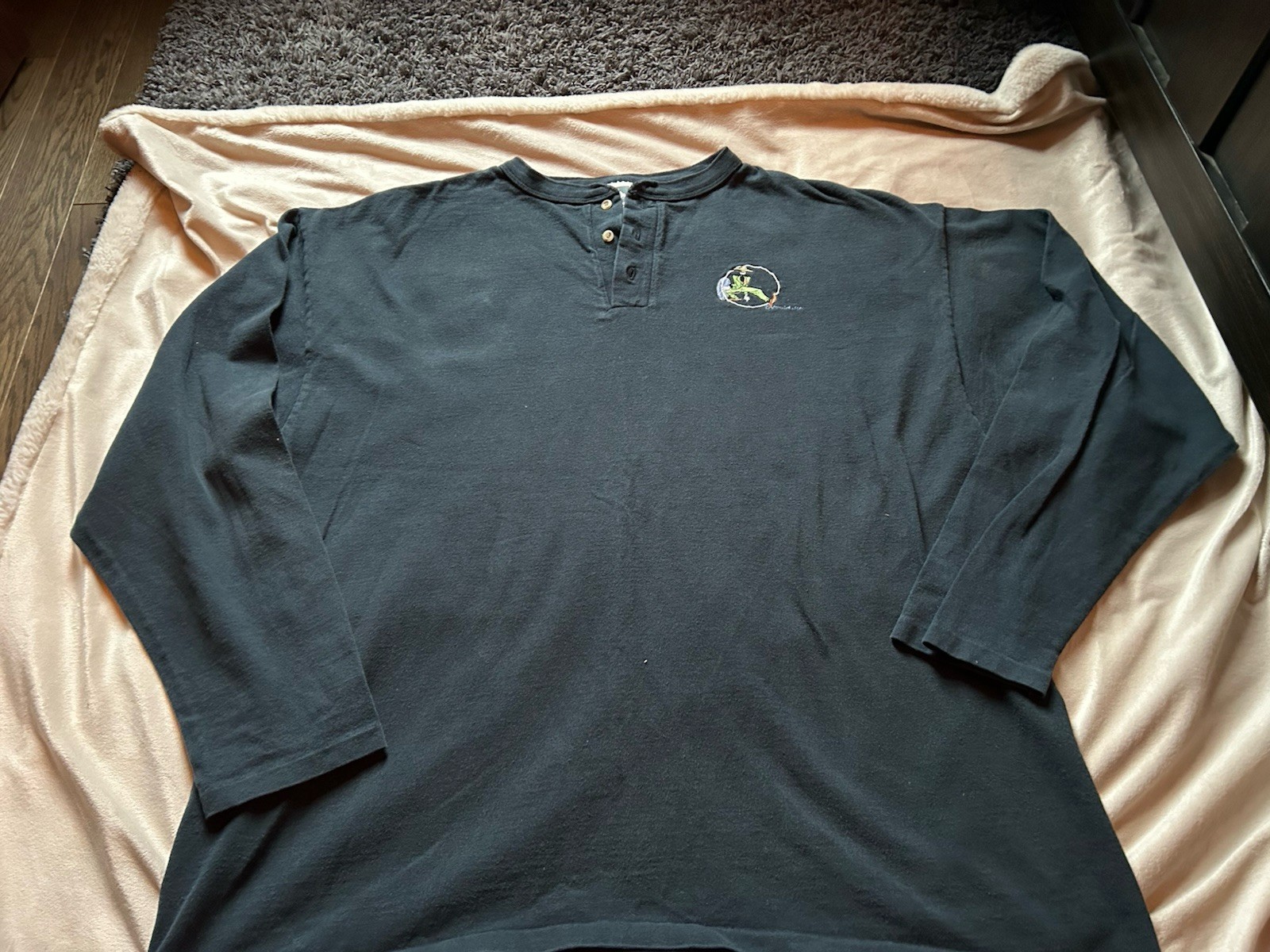 vintage grateful dead 2xl embroidered shirt ( Zoot  Suit) Black Longsleeve