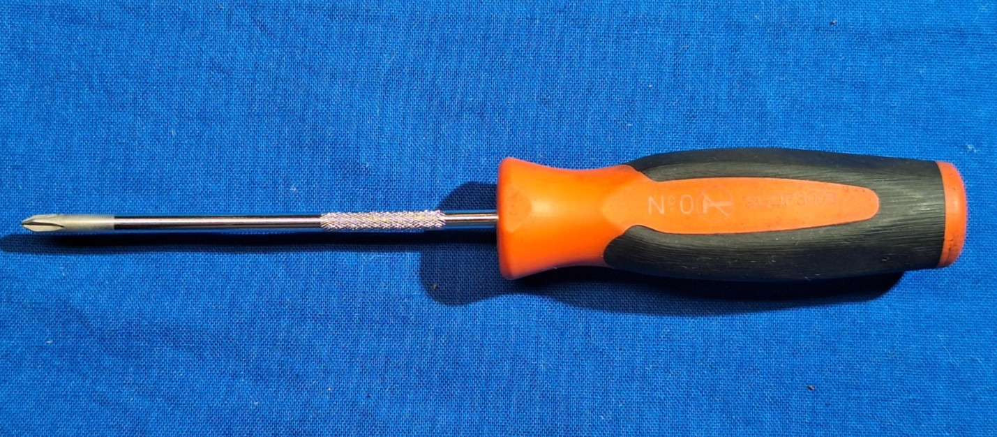Snap-On SGDP300B 6" mini phillips screwdriver Orange handle