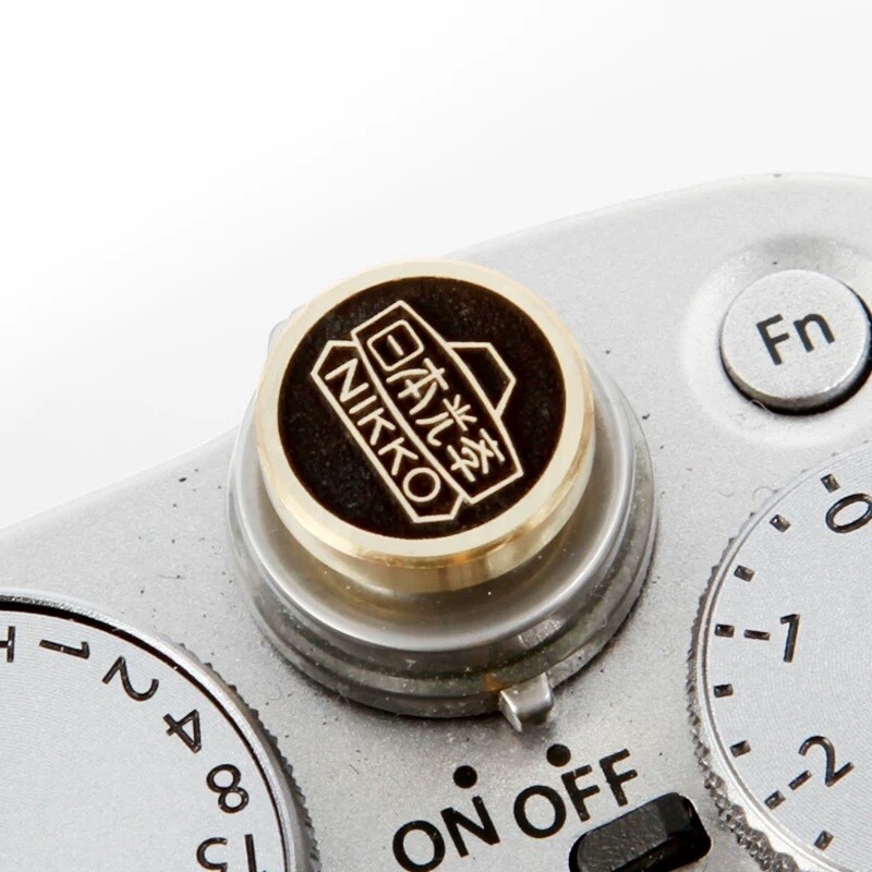 Yellow Brass Soft Shutter Release For Nikon Nippon Kogaku Tokyo Japan Optics