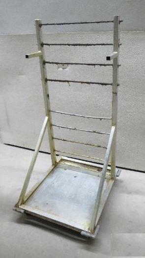 Aluminum Portable Fryer Basket Rack Holder Cart deep fry commercial