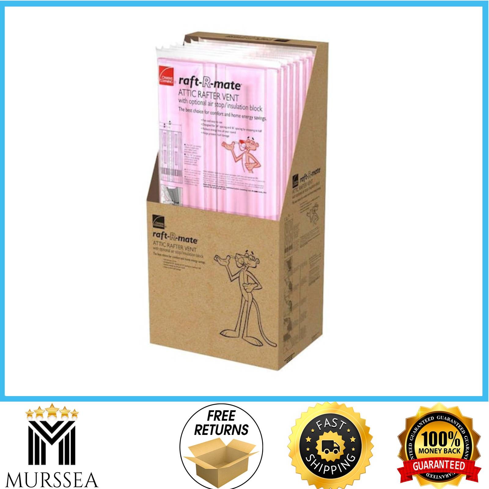 Raft-R-Mate 22-1/2 In. X 4 Ft. Attic Insulation Rafter Baffle Proper Vents 70-P