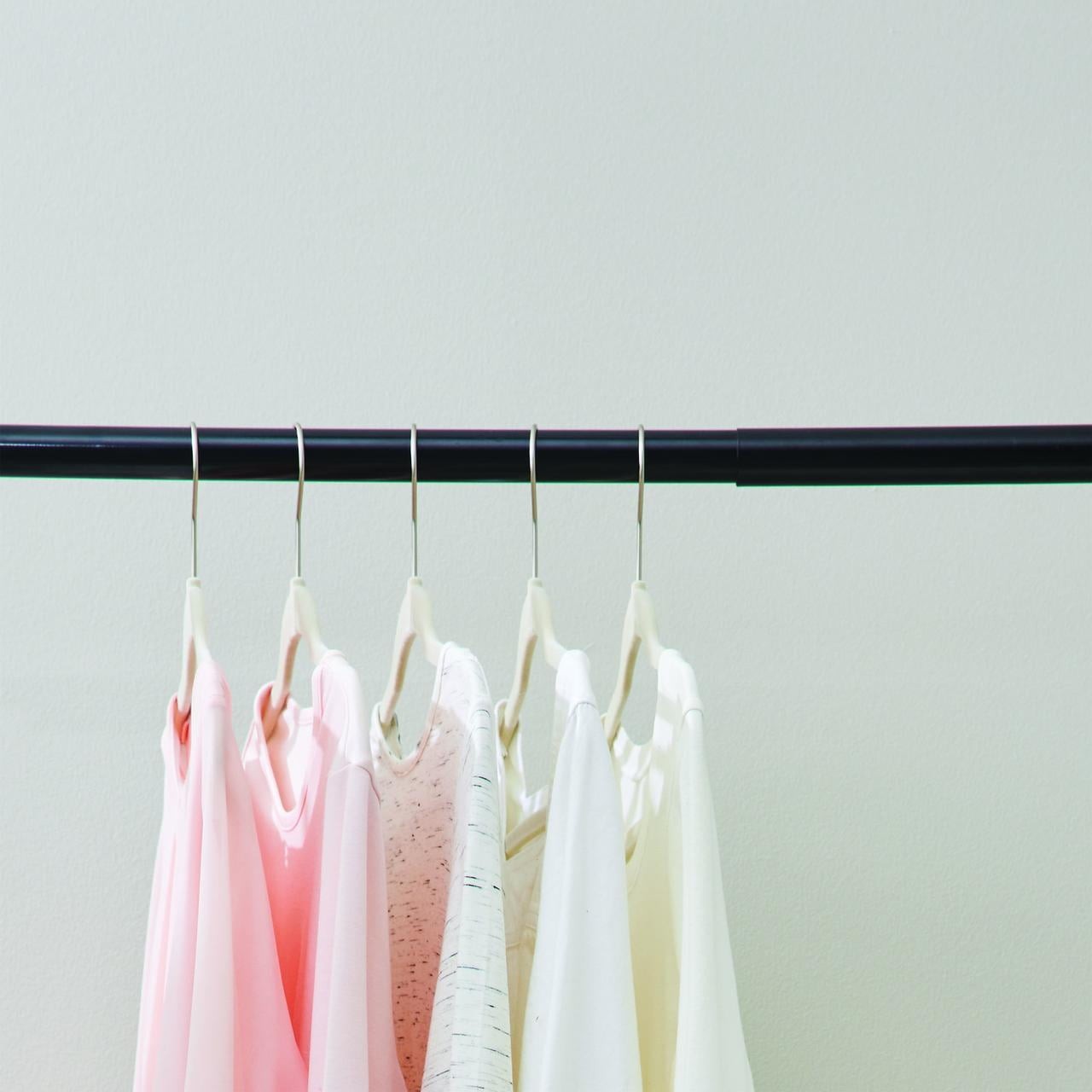 Better Homes & Gardens 33–60" Steel Adjustable Closet Rod for Adult, Black