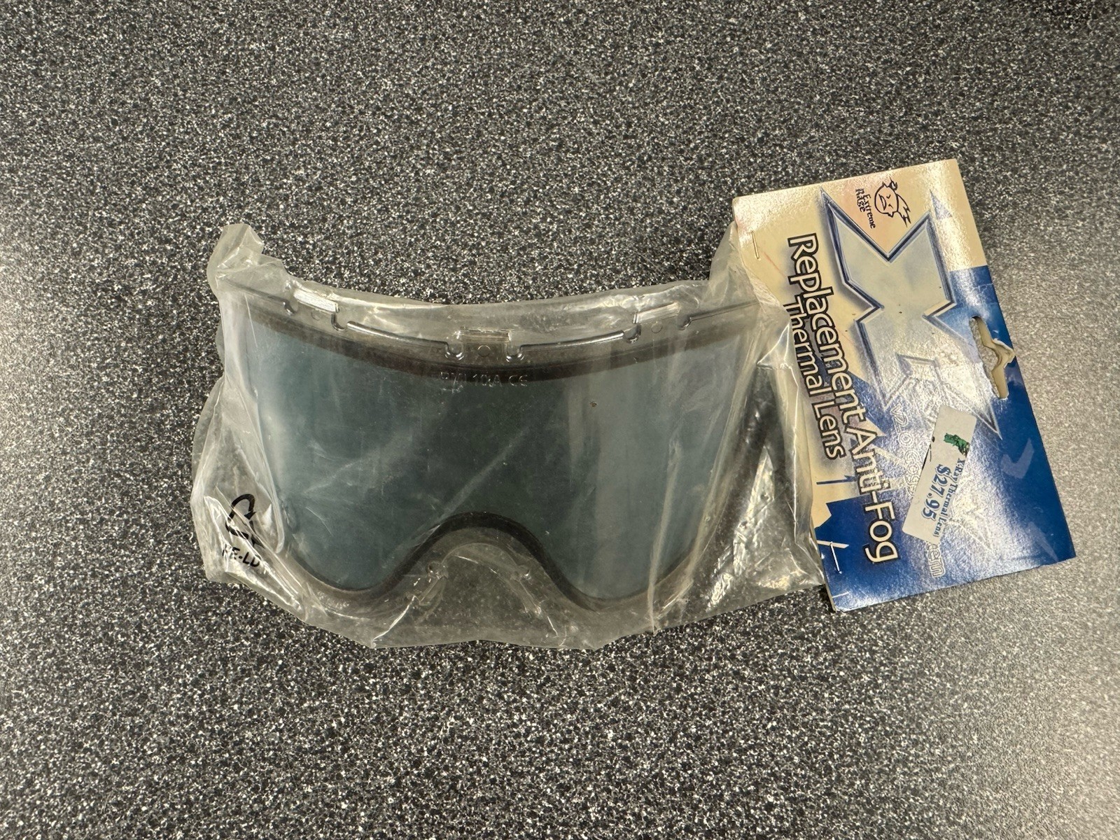 Extreme Rage X-Ray Thermal replacement lens: CLEAR. BNIB! NOS. RARE!