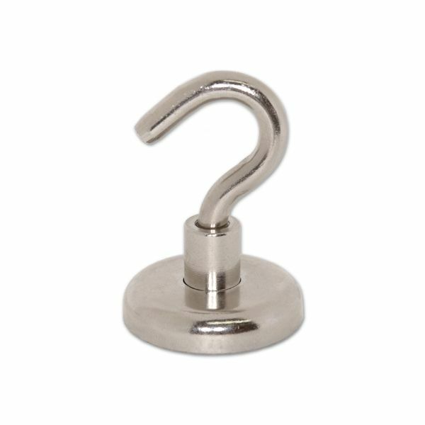 8X Magnetic Hooks 16mm 5kg  Neodymium Rare Earth Hook Magnets Hanger Home