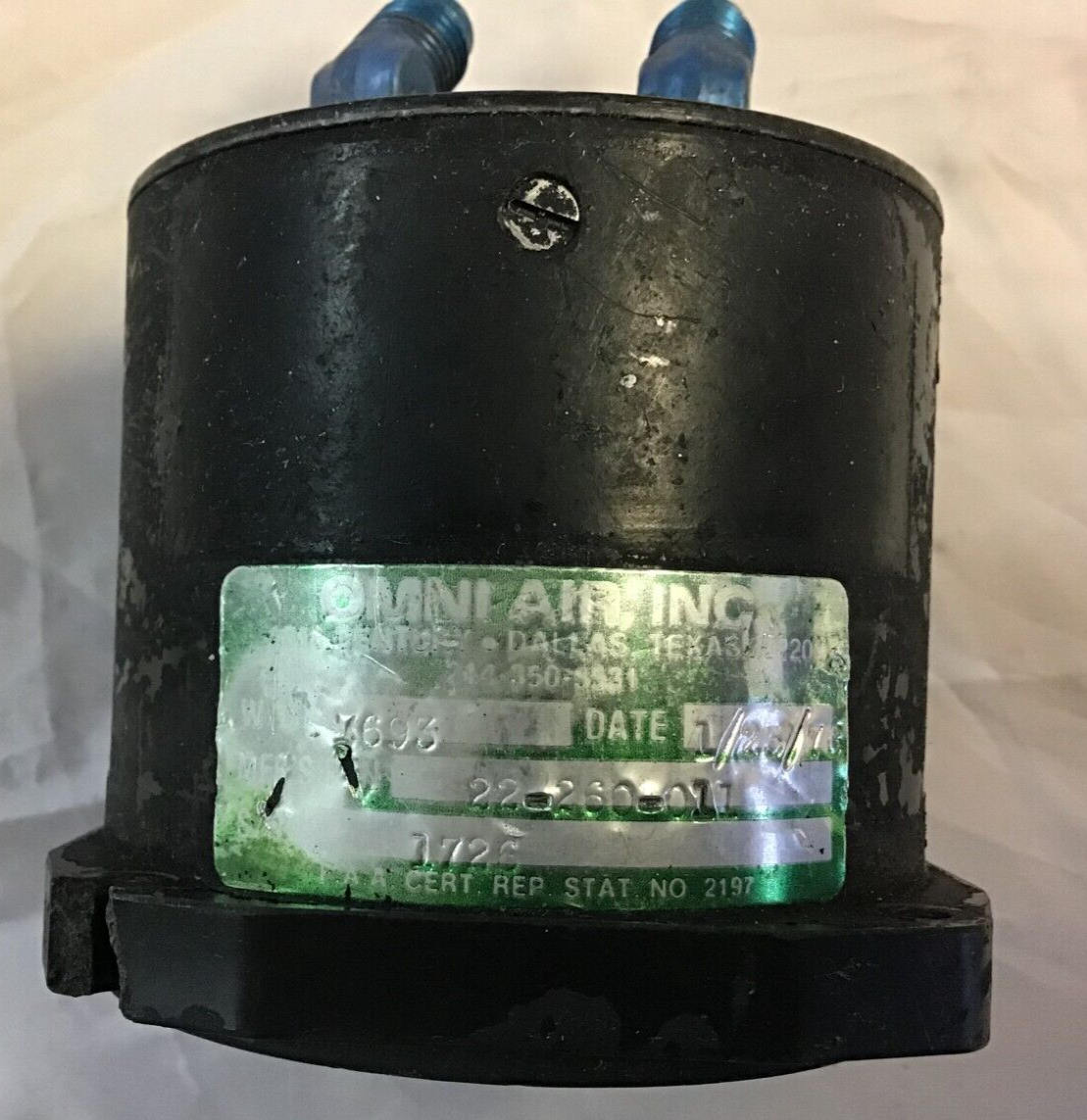 22-260-032 Garwin Dual Manifold Pressure Indicator Vintage