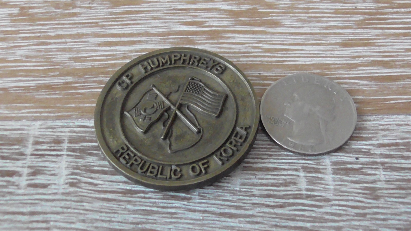 USAF 607th Combat Communications Squadron CBCS ROK Challenge Coin #D935