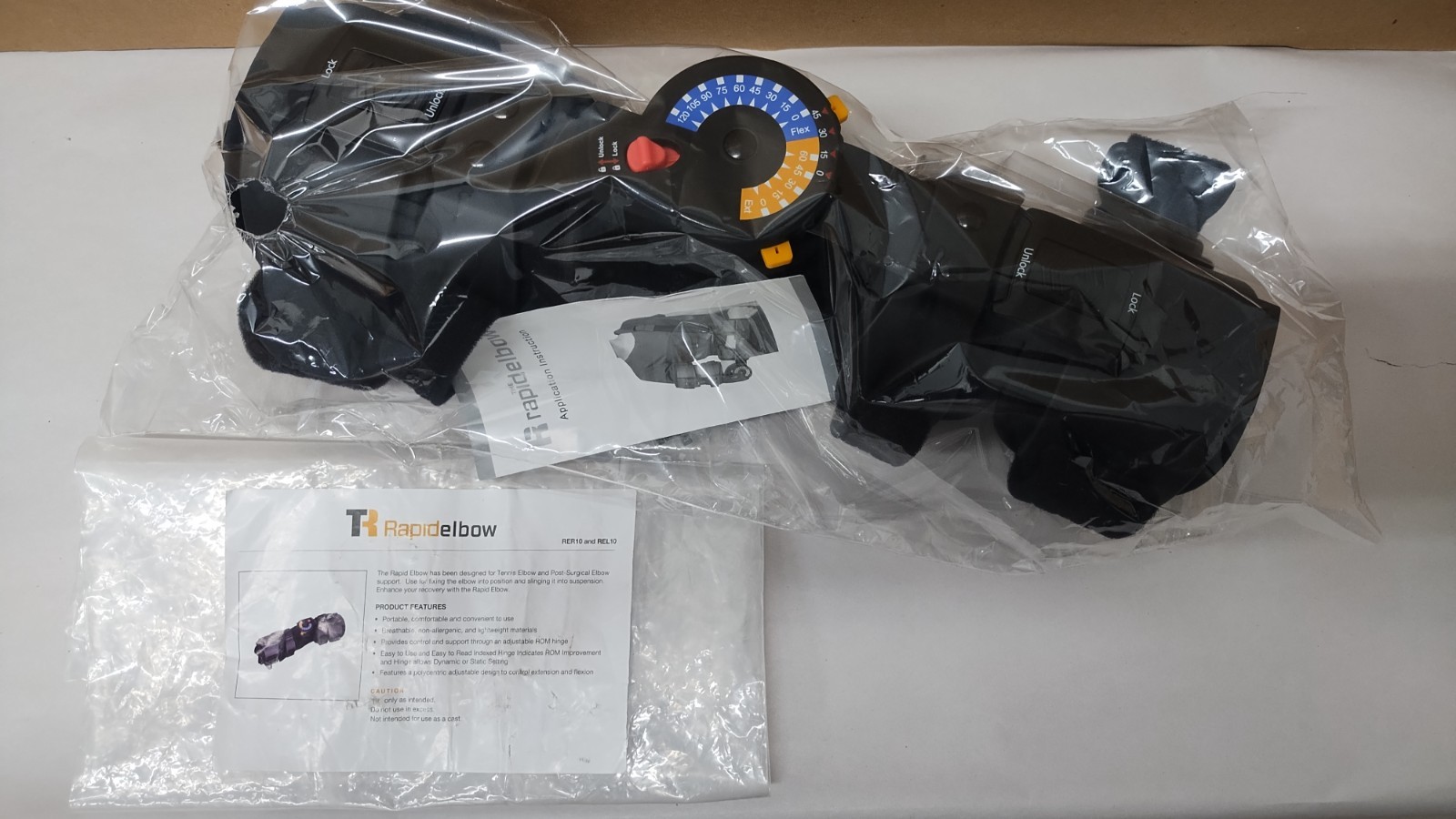TR Rapid Elbow  Adjustable Hinged Elbow Brace with Sling Stabilizer