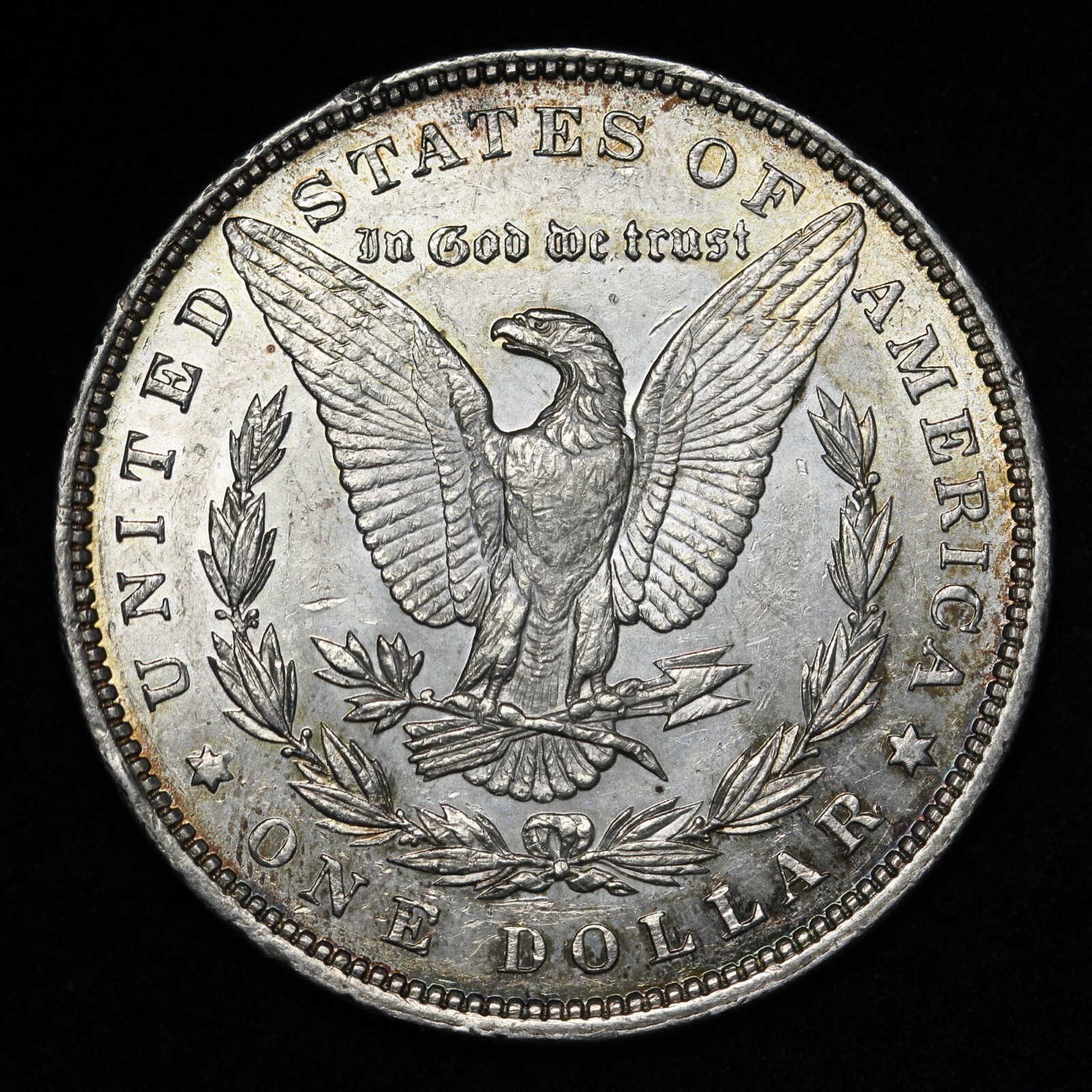 1897 Morgan Silver Dollar UNC *UNCIRCULATED* MS TONED E373 DJEN