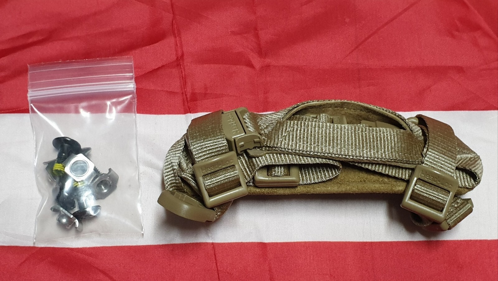 ACH/ECH Improved Retention System H-Nape Helmet Chin Strap Full SET