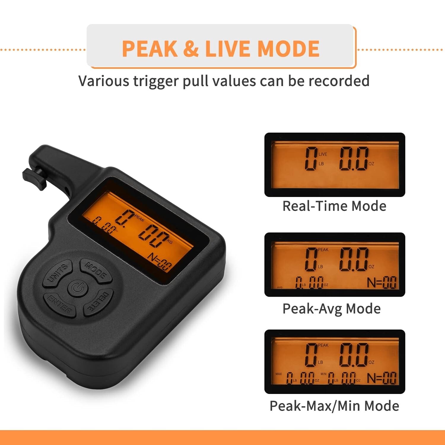 Pridefend Professional Digital Trigger Pull Gauge0-12 lbs Trigger Pull Scale1...