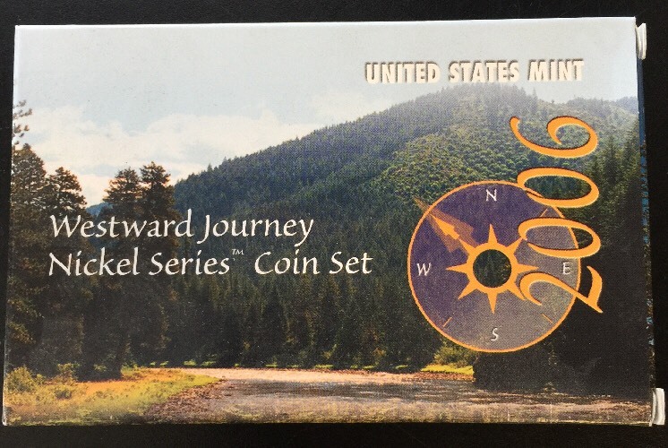 2006 U.S. Mint Westward Journey Nickel Series Coin Set Complete Box & COA