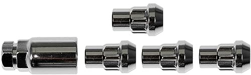 Chrome Wheel Lock Set Replacement Upgrade to Prevent Theft Durable Quality