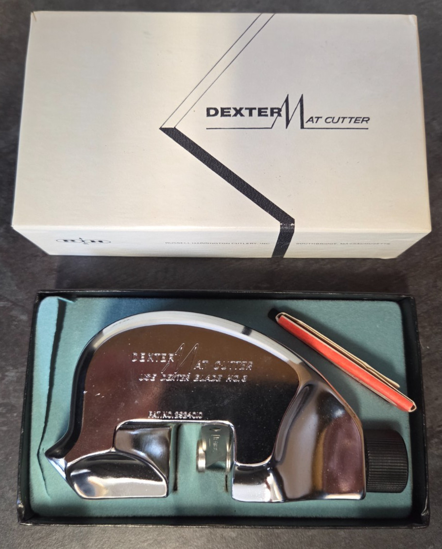 Dexter Vintage Mat Cutter by Russell Harrington Cutlery Company Original Box