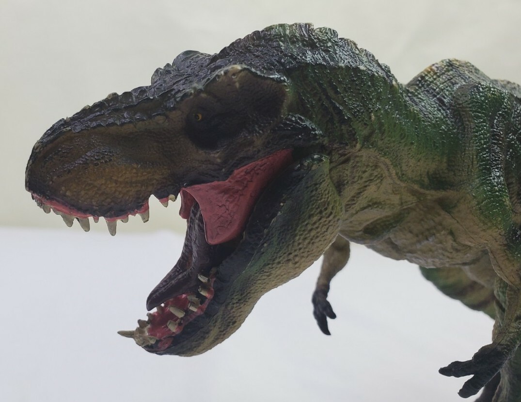 Papo Green RUNNING T-REX articulating jaw