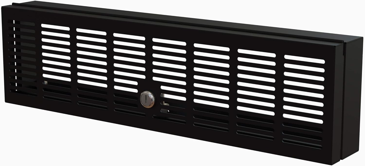 StarTech.com 3U Rack Mount Security Cover - Hinged Locking Rack Panel/Cage/Door