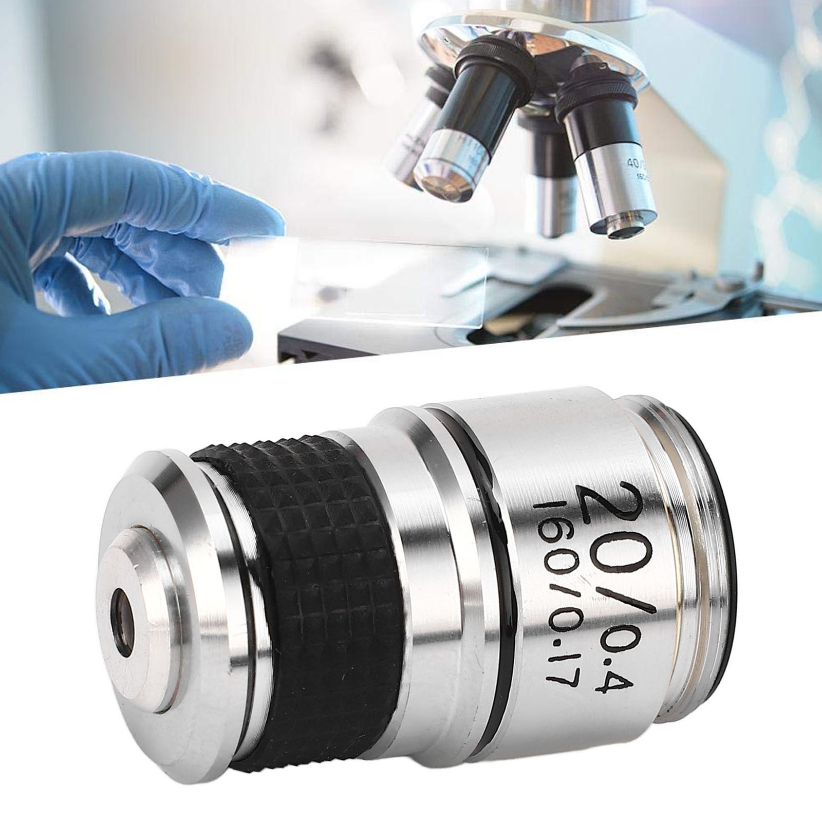 1 Microscope Objective Lens 20X High Magnification For Research Use