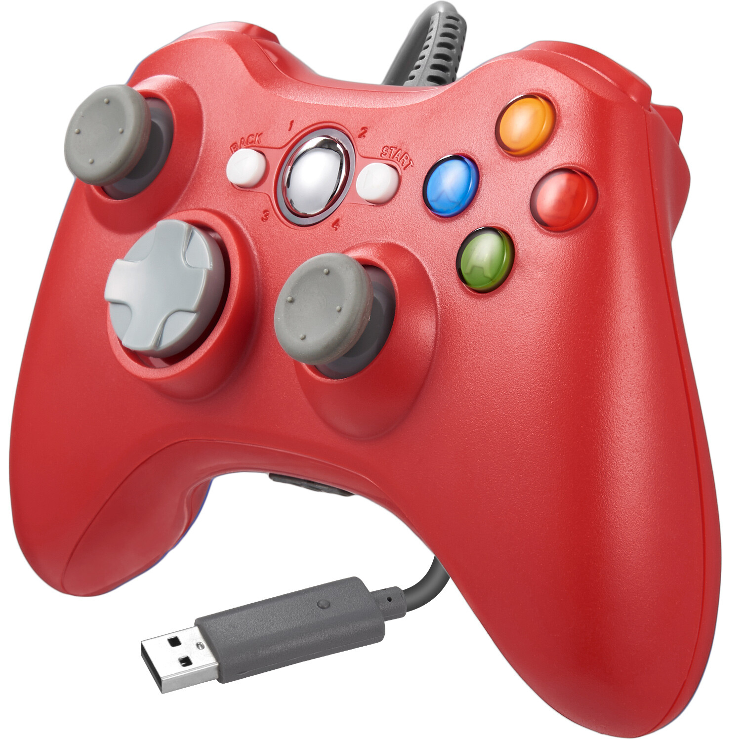 Wired Xbox 360 Controller Gamepad for Microsoft Xbox 360/ PC Windows 10 8.1 8 7