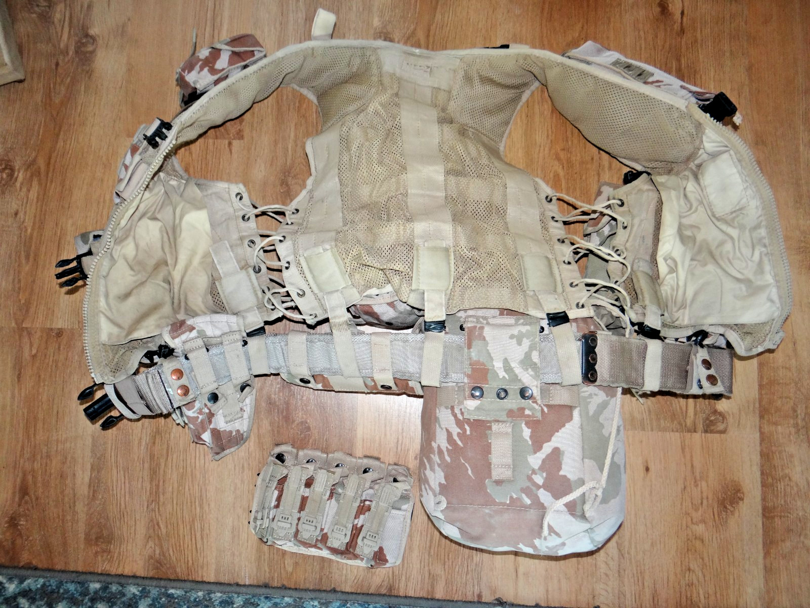 Lithuania army Tactical Chest Rig Vest Modular M05 desert