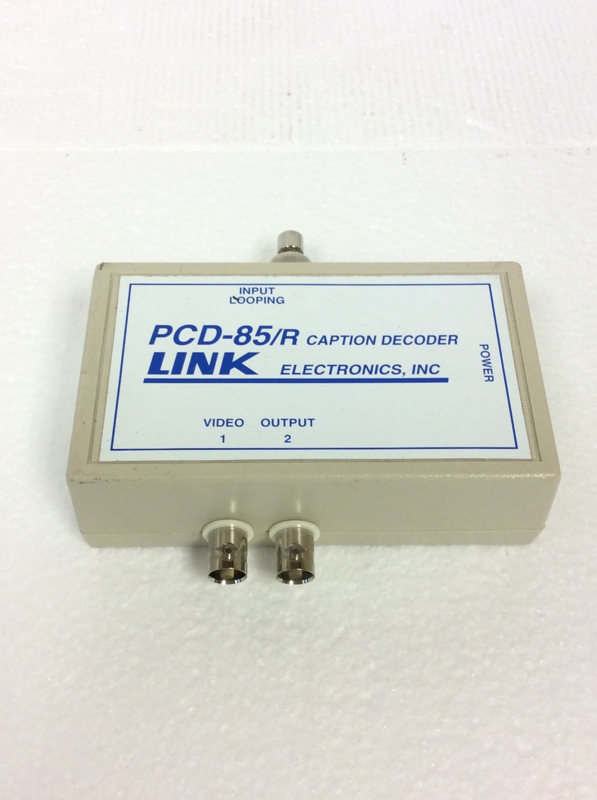 2x Link Electronics PCD-85/R Portable Closed Caption Decoder w/ Ac Adapter WORKS