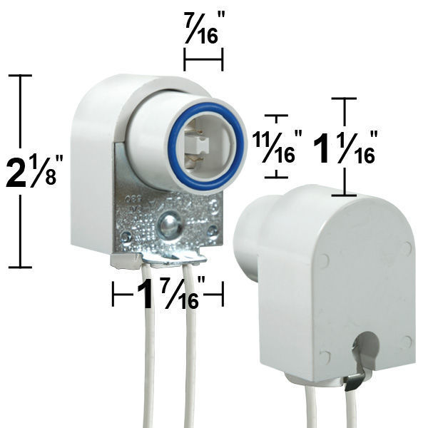 Sign repair PARTS Kulka 530-1 & 530-2 Tombstone Snap-in Sockets Lamp Holders