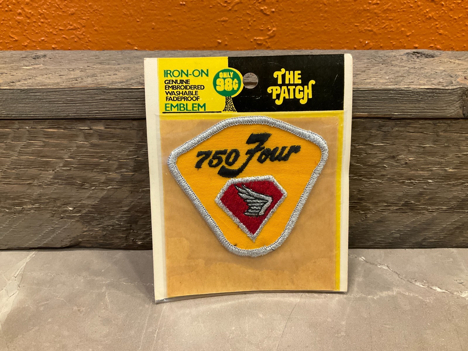 NOS • Honda 750 Four True Vintage Motorcycle Iron-on Patch Hondamatic Sealed