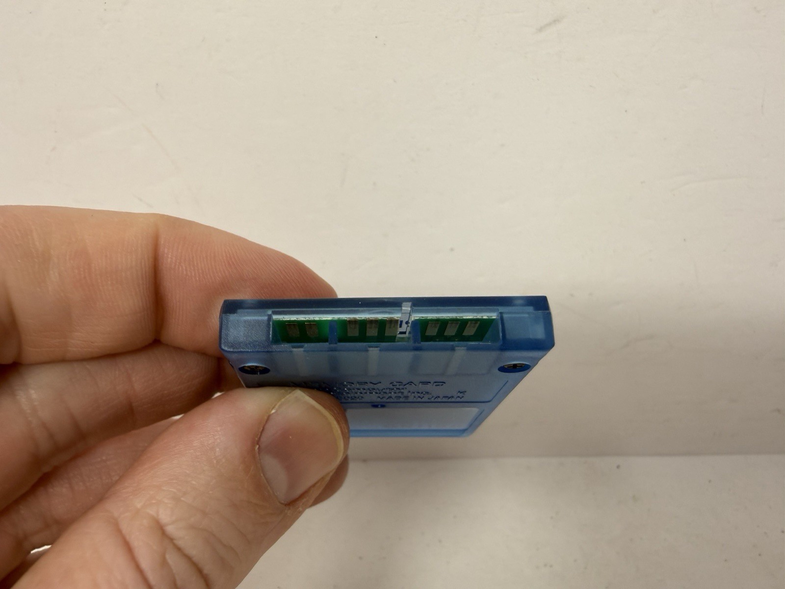 PS2 Memory Card 8MB Clear Blue OEM SCPH-10020 Sony Playstation 2 AUTHENTIC