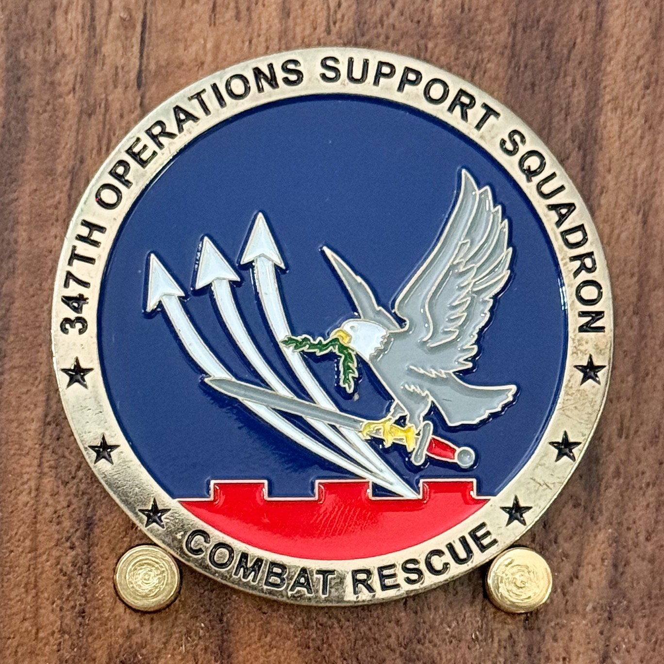 347th Operations Support Combat Rescue Wizard Challenge Coin M#12