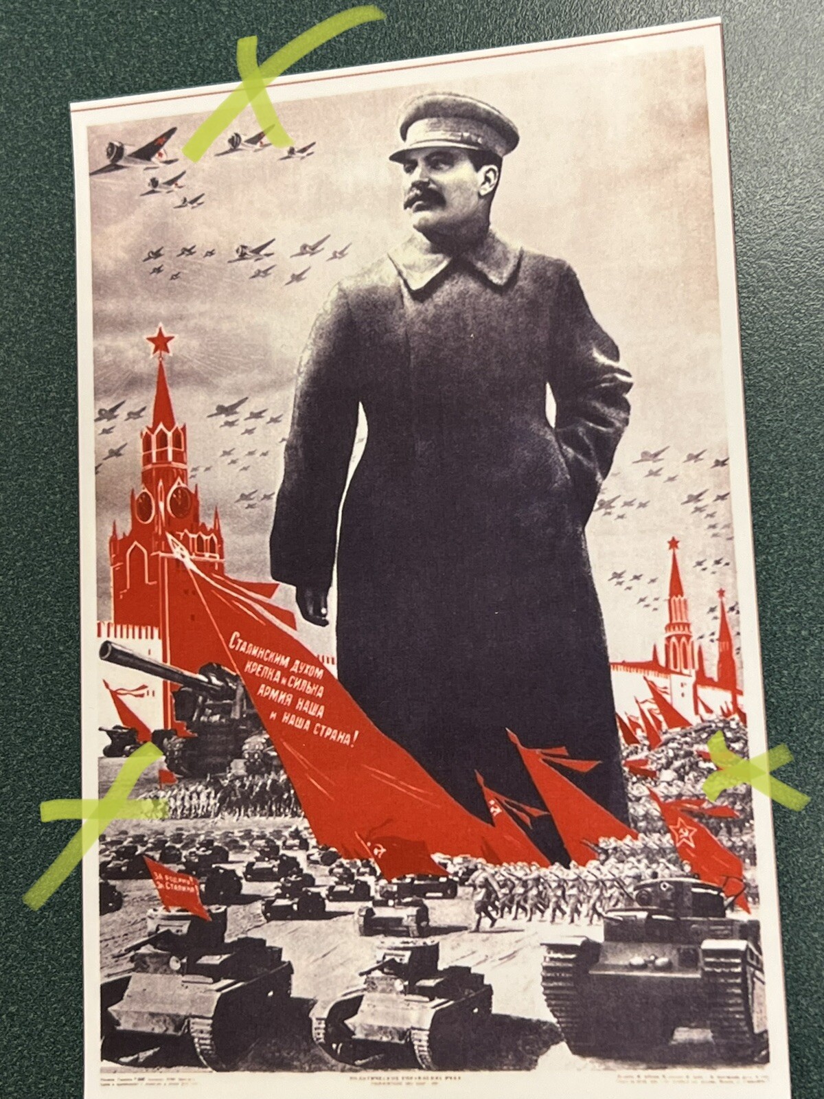 WW2 Soviet Russia Stalin propaganda 4x6 photo reproduction Bolt Action FOW