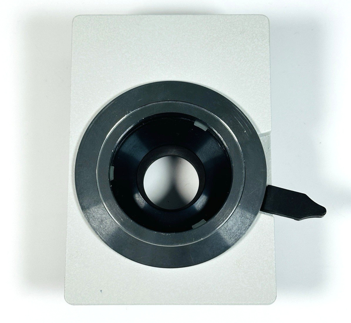 Leitz Dialux 20 Microscope Head Mount Mounting Interface Doevetail Adapter