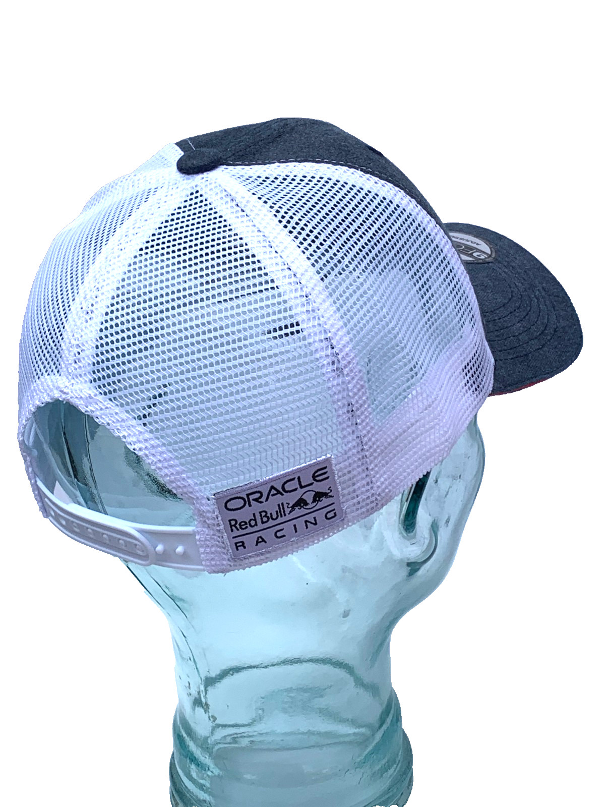 F1 Racing. Retro. 2025 Bluish Gray & White Mesh Trucker Cap. Top Quality.
