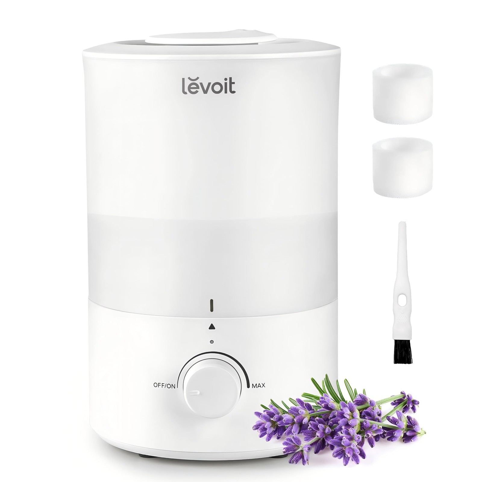 LEVOIT Humidifier for Bedroom, Quiet 3L Cool Mist Top Fill Essential Oil Diffuse