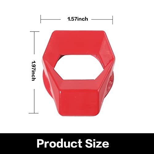 Universal Engine Start/Stop Button Cover,Aluminum Alloy Car Power Control Red