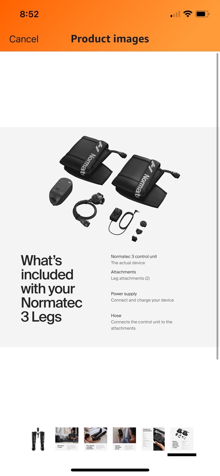 hyperice normatec 3 legs system