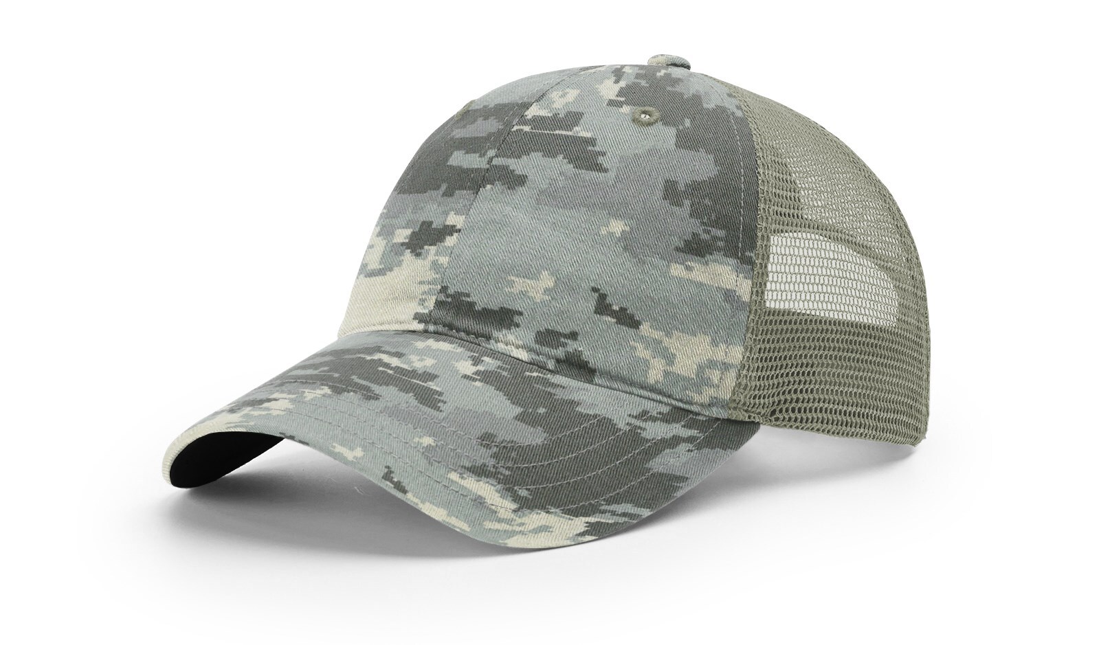 Richardson 111 Garment Washed Trucker Hat Unstructured Mesh Back Relaxed OSFM
