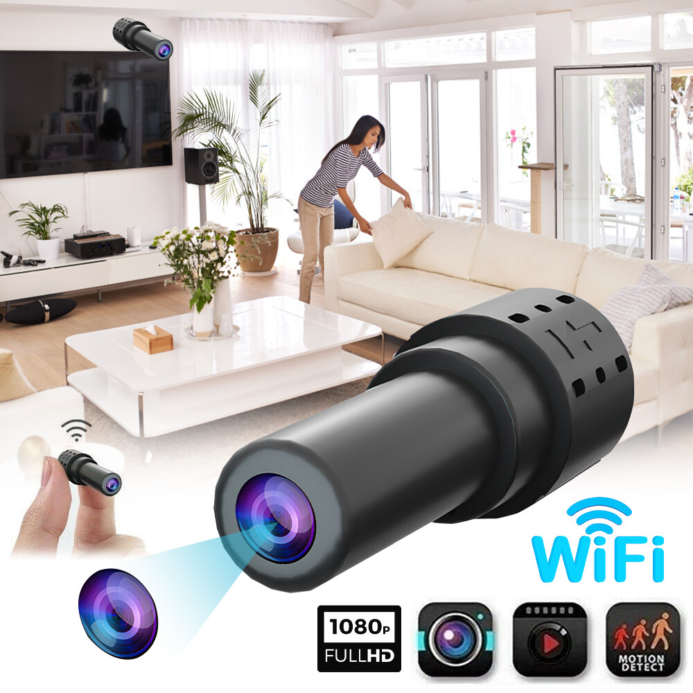 Mini Camara Oculta De Seguridad Espia WiFi 1080P Inalambrica Con Audio y Video